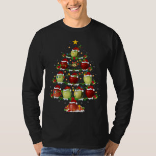 Apple Fruit Lover Xmas Lighting Apple Kerstman Tr T-shirt