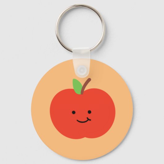 Apple Fruit Sleutelhanger (Voorkant)