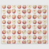 Apple Fruit Waterverf Cadeaupapier (Vlak)
