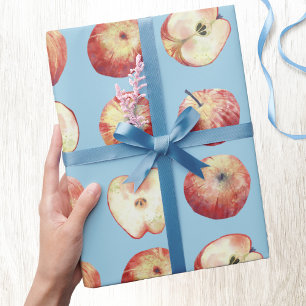 Apple Fruit Waterverf Cadeaupapier