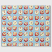 Apple Fruit Waterverf Cadeaupapier (Vlak)
