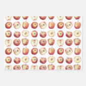 Apple Fruit Waterverf Inpakpapier Vel (Voorkant)