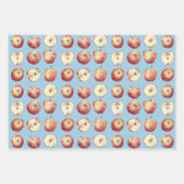 Apple Fruit Waterverf Inpakpapier Vel (Voorkant)