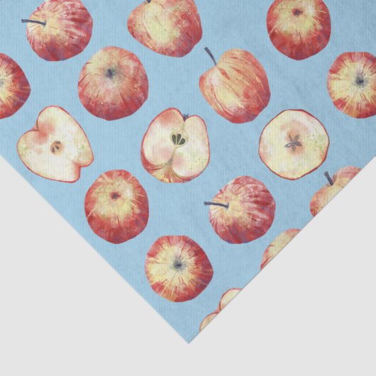 Apple Fruit Waterverf Tissuepapier (Detail)