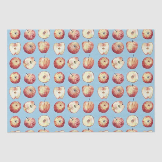 Apple Fruit Waterverf Tissuepapier (Voorkant)