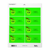 Apple Fruit Worm Labels (Full Sheet)