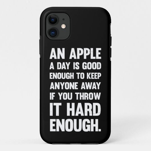 Apple Funny Quote. | sarcastic joke | sarcastic ph Case-Mate iPhone Case (Achterkant)