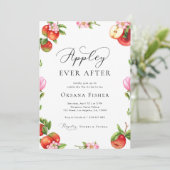 Apple Garden Appley ooit na het Vrijgezellenfeest Kaart (Staand voorkant)
