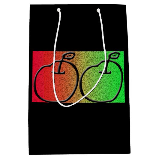 Apple Gift Bag Medium Cadeauzakje (Voorkant)