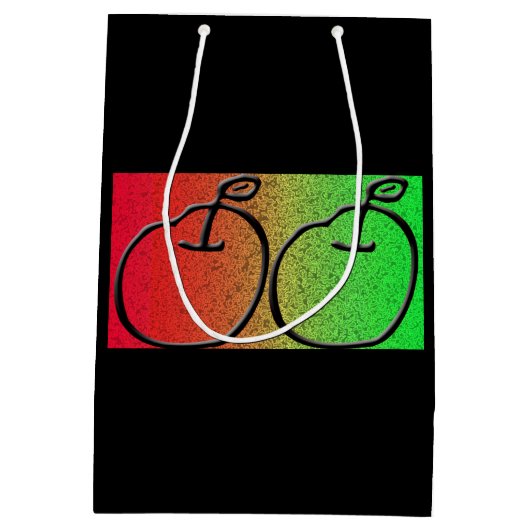 Apple Gift Bag Medium Cadeauzakje (Achterkant)