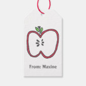Apple Gift Label Cadeaulabel (Voorkant)