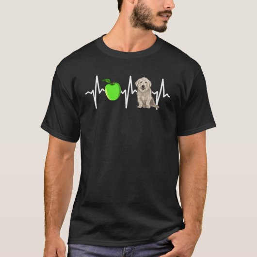 Apple glen of Imal Terrier Heartbeat Dog T-shirt (Voorkant)