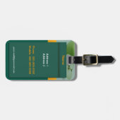 Apple Green Bagagelabel (Voorkant horizontaal)