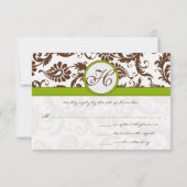 Apple Green Brown Response Kaart (Achterkant)