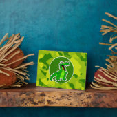 Apple Green Camo; Alligator, Gator Fotoplaat (Zijkant)