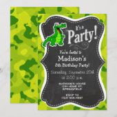 Apple Green Camo; Alligator, Gator Kaart (Voorkant / Achterkant)