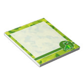 Apple Green Camo; Alligator, Gator Notitieblok (Schuin)