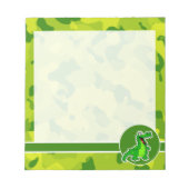 Apple Green Camo; Alligator, Gator Notitieblok (Voorkant)