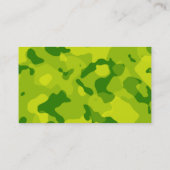 Apple Green Camo; Camouflage Visitekaartje (Achterkant)