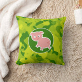 Apple Green Camo; Varken Kussen (Deken)