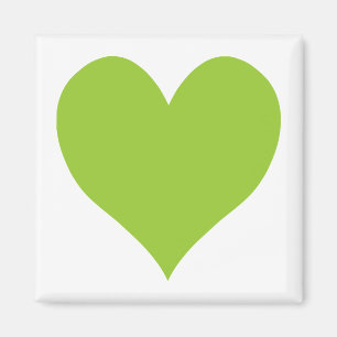 Apple Green Cute Heart Shape Magneet