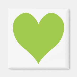 Apple Green Cute Heart Shape Magneet