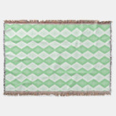 Apple green diamond pattern deken (Voorkant)