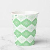 Apple green diamond pattern papieren bekers (Links)