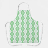 Apple green diamond pattern schort (Voorkant)