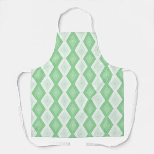 Apple green diamond pattern schort (Voorkant)
