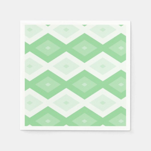Apple green diamond pattern servet (Voorkant)