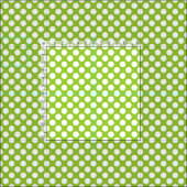 Apple Green en White Polka Dots Stof (Delen)