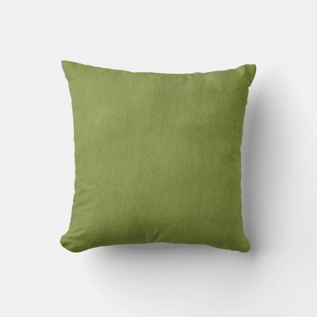 Apple Green Faux Texture Sierkussen (Voorkant)