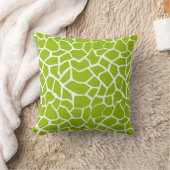 Apple Green Giraffe Animal Print Kussen (Deken)