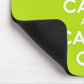 Apple Green Keep Calm en Draag door Muismat (Hoek)