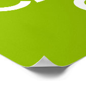 Apple Green Keep Calm en Draag door Poster (Hoek)