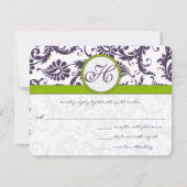 Apple Green Lapis Paarse Response Kaart (Achterkant)