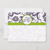 Apple Green Lapis Paarse Response Kaart (Voorkant)