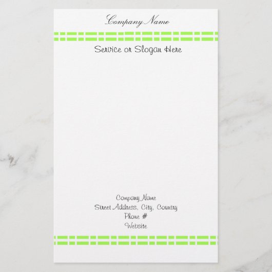 Apple Green Link Design Briefpapier (Voorkant)