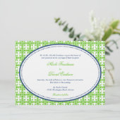 Apple green marvy oval beaded preppy custom bruilo kaart (Staand voorkant)