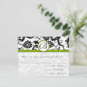 Apple Green Response Kaart- Briefkaart stijl (Staand voorkant)