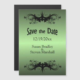 Apple Green Save the Date Magnetische Uitnodiging