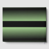 Apple Green Shine Personalized Guest Book Gastenboek (Achterkant)