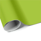 Apple Green Solid Color Cadeaupapier (Rol Hoek)