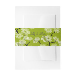 Apple Green Spring Blossoms Uitnodigingen Wikkel