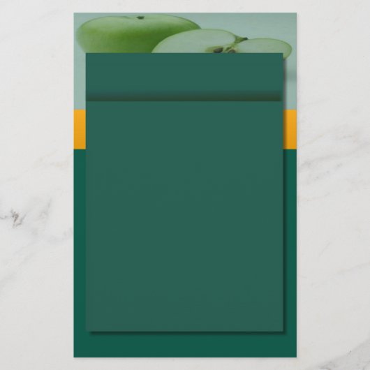 Apple Green Stationery Briefpapier (Voorkant)