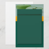 Apple Green Stationery Briefpapier (Voorkant / Achterkant)