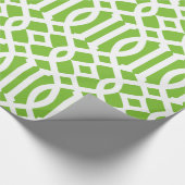 Apple Green Trellis | Gift Wrap Cadeaupapier (Hoek)