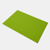 Apple green (vaste kleur) deurmat (Schuin)