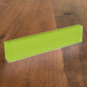 Apple green (vaste kleur) naambordje (Zijkant)